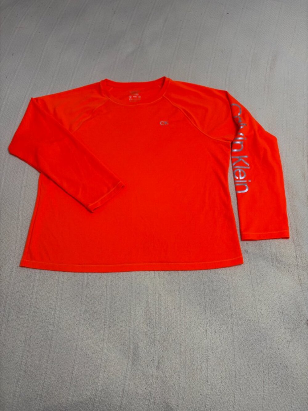 Women's Calvin Klein Performance Athletic Top Orange XL